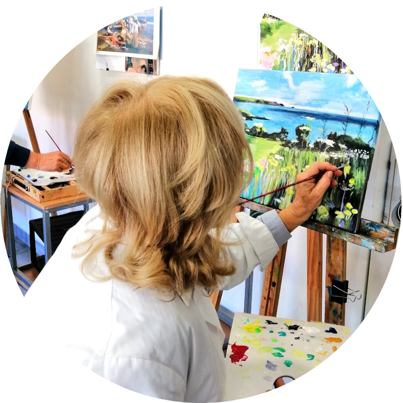 Interior del estudio — ambiente